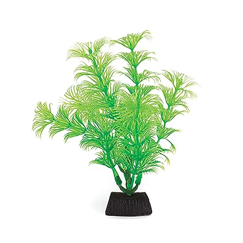 Penn-Plax Penn Plax 3-Pack Aquarium Plastic Plant, 4-Inch, Green