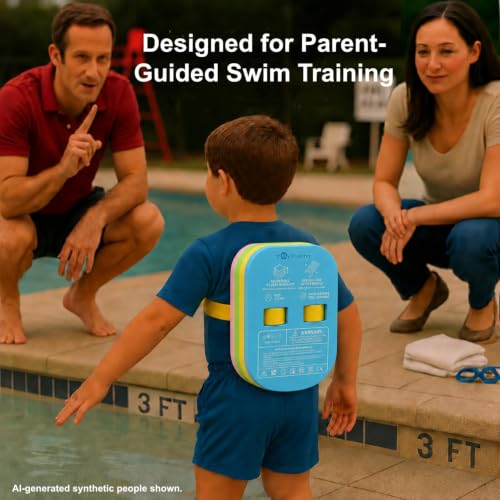 Swim Float Kids Secure Training: Safety Dual-Lock Buckle 140 lb Test Lesson
