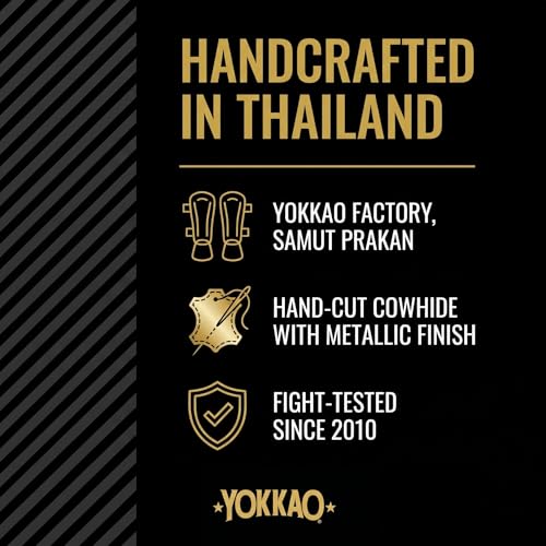 YOKKAO Microfiber Shin Guards - A-Grade Thai Microfiber | Multi-Layer Foam | Single-Shell Wrap | Produced at YOKKAO Factory, Thailand | S-L - color: Black Flame, size: Medium