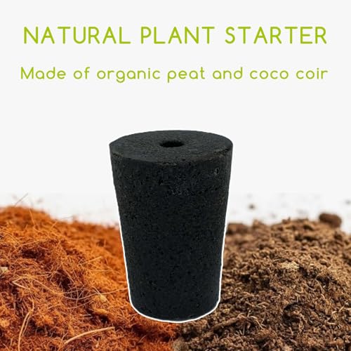 Grow Sponges 20 Pack, 1.5”W*2.16”H Seed Starting Pods Replacement Plugs Hydroponic Growing Medium Fit for 2" Net Cup Systems, Plant Growing Nursery Trays, Tower Garden, Deep Grow Baskets