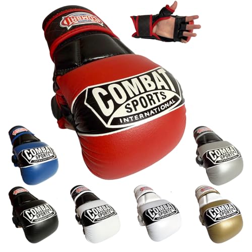 Combat Sports Max Strike MMA Training Gloves - color: Red, size: X-Large