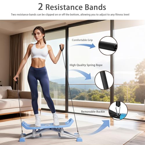 Ski Machine, 6-in-1 Balance Board with LCD for Home Workout