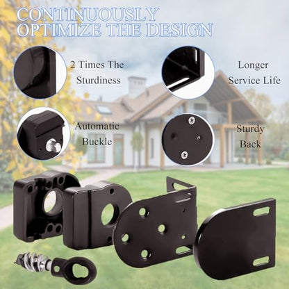 Coolaroo Replacement Part Mounting Brackets for Coolaroo Ourdoor Roller Shade Universal Replacement Parts for Indoor/Outdoor Roller Shades Roller Blinds