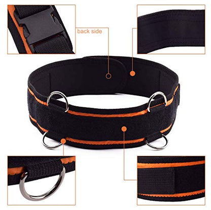 Speed and Agility Resistance Bands Trainer for Vertical Jump Squat Boxing MMA Taekwondo Karate Bounce Softball Basketball Volleyball Football Training - color: Orange
