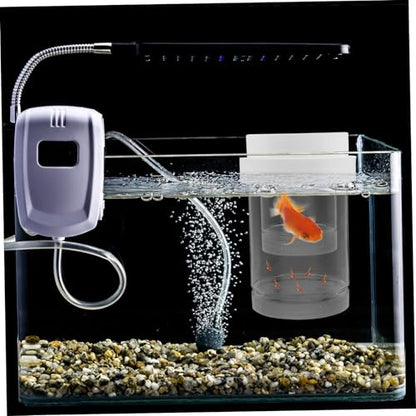 BESPORTBLE 1 Set Floating Fish Fry Incubation Box Aquarium Breeder Hatchery for Betta Guppy Shrimp Efficient Isolation Safe Environment Water Level Stability for Home Professional Use - size: 15.50X12.40X12.40CM