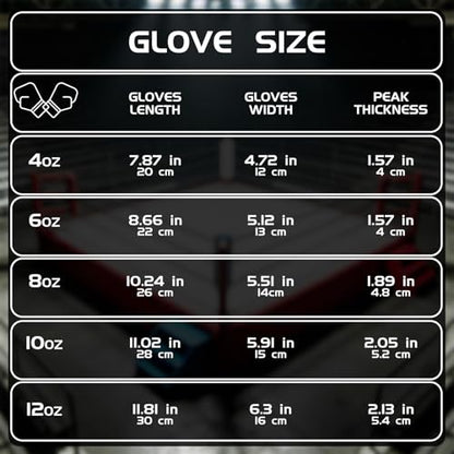 Kids Boxing Training Gloves, Sparring Boxing Gloves for Boys Girls - color: Black, size: 12 oz