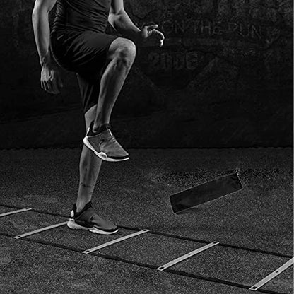 Agility Ladder Fixed Agility Training Ladder, Speed Training Equipment,Fitness Jumping Ladder Footwork Sport Equipment,Multiple Models are Available(Size:3.4M) - size: 3.4M