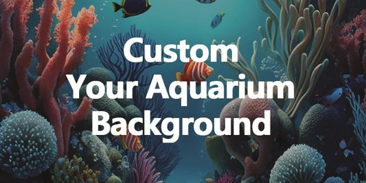Custom Aquarium Background Personalized Aquarium Backdrop Photo Backdrop Upload Picture Reptile Habitat Hideout Underwater Aquarium Fish Tank Accessories 36x20inch - size: 36x20IN