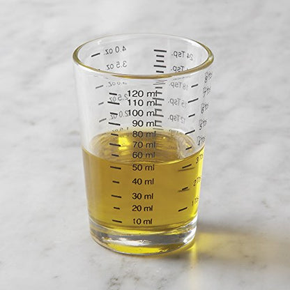 Fox Run Mini Measuring Cup Shot Glass, 4 Ounce - size: 4 oz, style: Set of 1