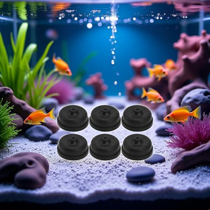 Aquarium Diaphragm Silicone Cup Accessories - Rubber Oxygen Pump Replacement Parts for Fish Pond Air Pump