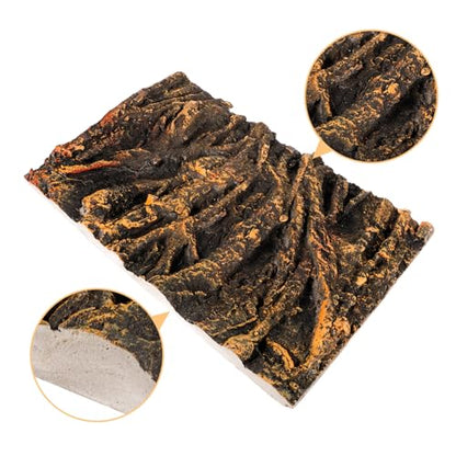 POPETPOP Terrarium Cling Background Reptile Wall Decor 3D Fish Tank Background Tree Root Board for Aquarium