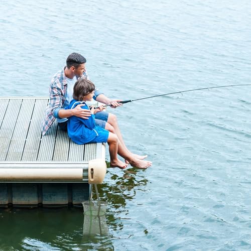 Ciieeo Reusable Nylon Fishing Mesh Net Large Capacity Fish Guard Net with Drawstring for Freshwater and Saltwater Fishing