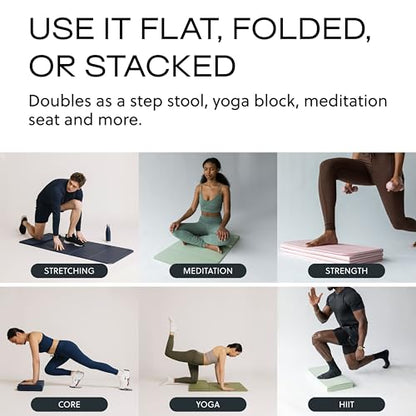 Stakt The Original Foldable Yoga Mat - Non-Slip - color: Iron