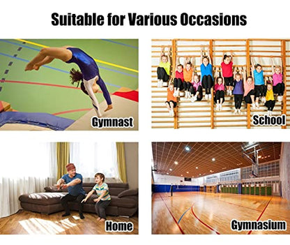 Gymnastics Springboard Pro Gymnastics Springboard Max Load 265lbs, Adult Floor Board Sport Equipment, Portable Curved Jump Bridge for Taekwondo Flip/Martial Arts