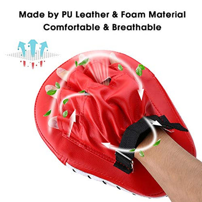 Punching Mitts, Kicking Palm Pad Target Mitt Glove for Boxing, Muay Thai Focus Training Punching Pads Punching Pads
