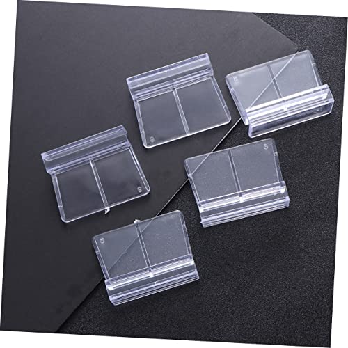 10pcs Acrylic Fish Tank Cover Holder Bracket Practical Aquarium Support for Tanks Safe for Aquatic Pets Easy Installation