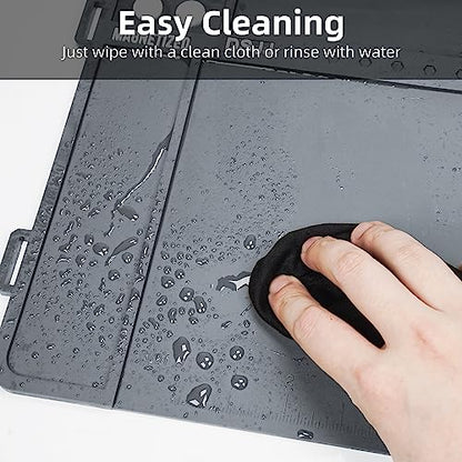 Gun Cleaning Mat, Premium Magnetic Pad With Organizer Parts Tray, Anti-Slip Rubberized Pistol Mat, Protective Workbench Mat for Gun Cleaning (16.5"x 10.43")