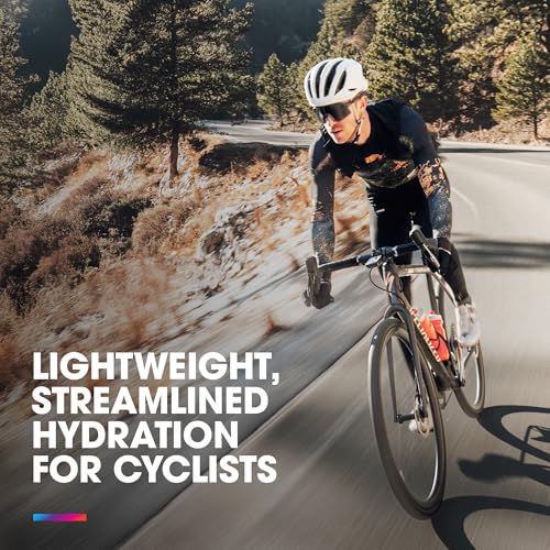 HydraPak Breakaway Surge Lightweight Bike Water Bottle 2-Pack (20oz, 25oz, 30oz) - High Flow, Cycling & Sports Squeeze Bottle - color: Charcoal, size: 30oz/880ml