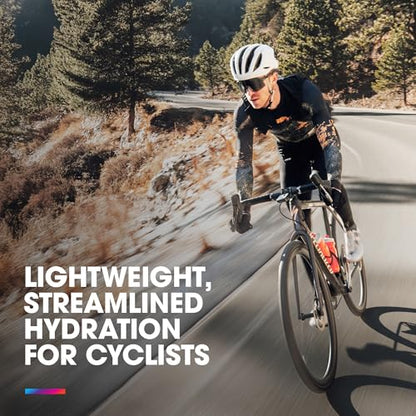 HydraPak Breakaway Surge Lightweight Bike Water Bottle 2-Pack (20oz, 25oz, 30oz) - High Flow, Cycling & Sports Squeeze Bottle - color: Charcoal, size: 30oz/880ml