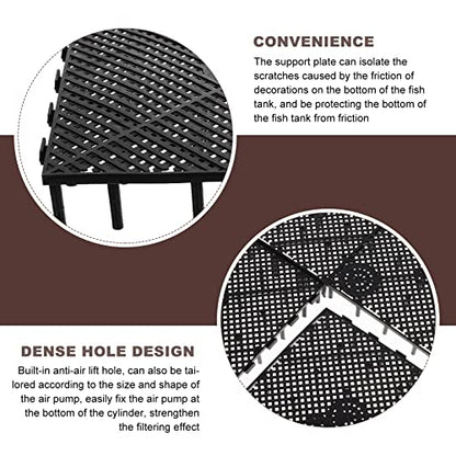 Ipetboom 6pcs Aquarium Divider Wear-Resistant Gravel Board for Fish Tank Filtration Lightweight Design for Aquarium Supplies