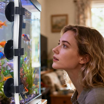 Aquarium Suction Cups for Tubing – 30 Pieces Holders, Fish Tank Cable Clips | Air Pump Power Cord Wire Tube Airline Hose LED Strip Decoration, Aquarium Accessories for Tanks and
