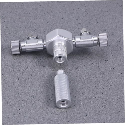 GANAZONO Splitter Connector for Aquarium Metal Inline Tubing Valve for Fish Tank Durable and Sturdy Valve for Standard Aquarium Tubing for Mending Extending