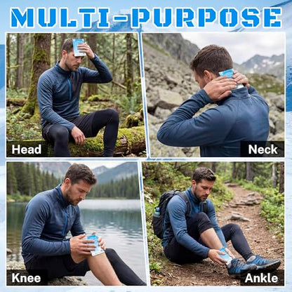 8 Pack Instant Cold Packs (4.3" x 5.9") - Disposable Ice Packs - size: 8 PACK