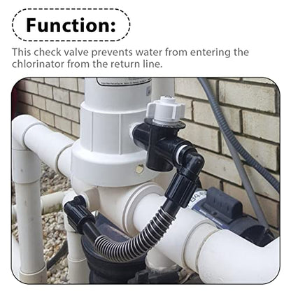 R172248 Check Valve Replacement Fits for Pentair Rainbow Automatic Chlorine/Bromine in-Line Pool and Spa Feeder Model 320