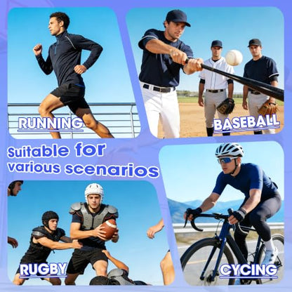 Men's Compression Athletic Shorts with Pocket Cup - color: Black, size: Medium