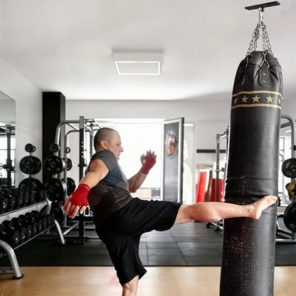 Heavy Bag & Punching Bag Hanger, Wall, Ceiling, Beam Mount Options - color: Ceiling - Flat Bracket