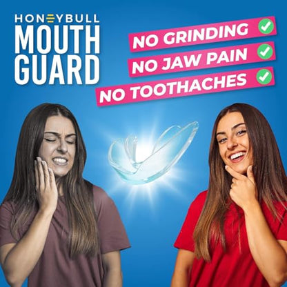 HONEYBULL Anti Grinding Night Guards, Moldable, 6 Pack Thin & Thick