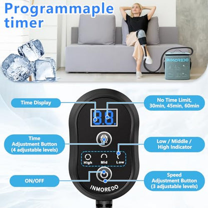 Inmoredo Cold Therapy Machine for Knee After Surgery, Ice Machine for Knee