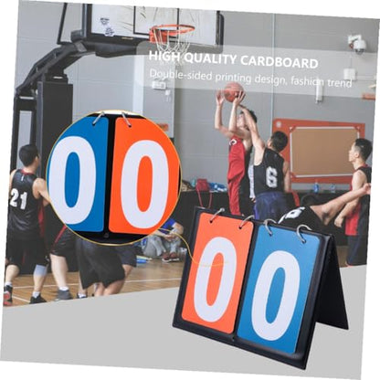 PRETYZOOM Double-Sided Flip Score Counter 2-Digit Manual Score Flipper for Sports Game Night and Training