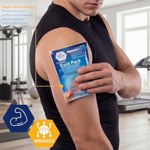 MED PRIDE Disposable Instant Cold Packs, First Aid Relief, 5x6 in, 6-Pack - size: 5 X 6 Inch (Pack of 6)