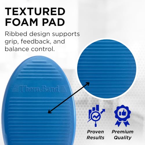 THERABAND Stability Trainer Pad - color: Blue - Soft- Intermediate, size: Set of 2