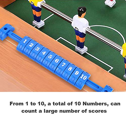 2 PCS Foosball Scoring Counters, Score Keeper, 10 Numbers Scoring Score Counter Indicator for Standard Foosball Tables