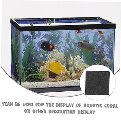 BESPORTBLE 10pcs Tiles Bases Aquarium Reef Bases Ceramic Safe Material for Breeding