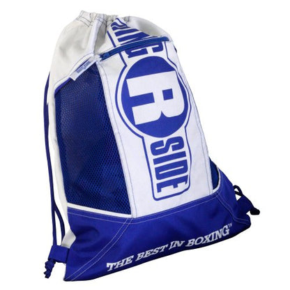 Ringside Boxing Glove Cinch Sack - Lightweight Gym Bag, Blue/White - color: Blue/White
