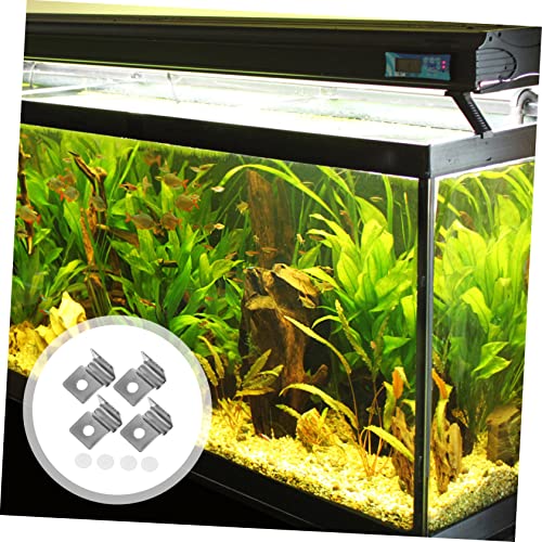 BESPORTBLE 12pcs Fish Tank Glass Cover Brackets Aquarium Lid Clips for Easy Installation and Compatible Fish Tanks