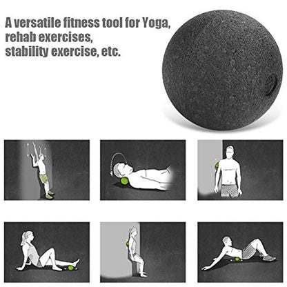 Foam Roller and Massage Ball Set for Myofascial Release, Deep Tissue