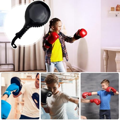 Boxing Target Reinforced Stitching Adjustable Portable Lightweight - color: Gray