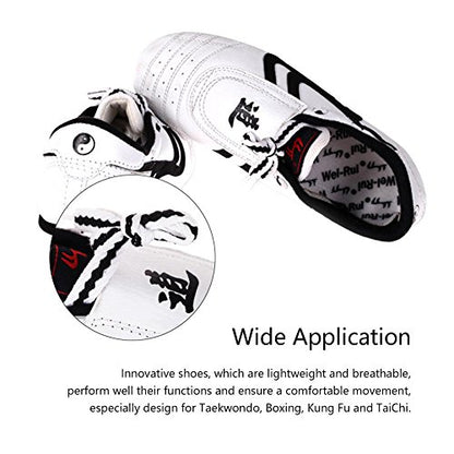 VGEBY1 6 Sizes Taekwondo Lightweight Shoes Boxing Kung fu Taichi Sports for Adults - size: 37
