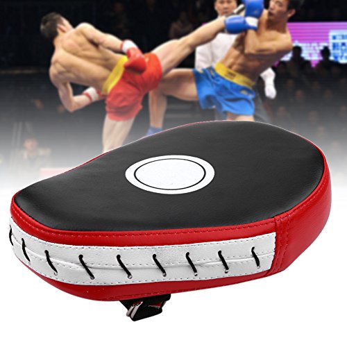 1PCS Boxing Pads PU Leather Punching Kicking Palm Hook and Jab Strike Pads Target Gloves for Focus Training of Karate Muay Thai Kick Boxing