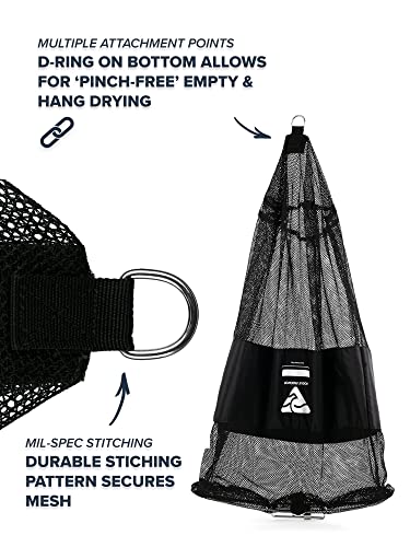 Nylon Mesh Game Bag with Locking Steel Handles