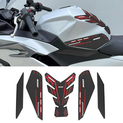 for Ninia 500 Z500 Ninja 500 SE ninja500 2024 2025 2026 New Accessories Side Fuel Tank Pads Protection Stickers Decals Fuel Tank Knee Pads Traction Pads Fuel Tank Pads Anti-slip side fuel tank sticker