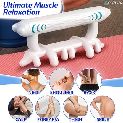 Fascia Massage Tool with Deep Tissue Nodes for Trigger Point Pain Relief - color: Blue - Style C