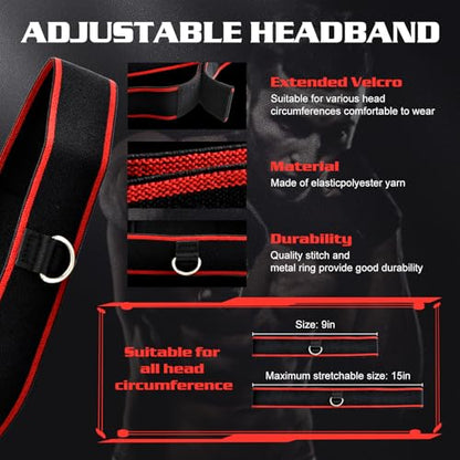 KTEBO® Boxing Reflex Ball Headband Set - Includes 4 Different Balls and 2 Adjustable Headbands for Beginner Proficiency Improvement, Great Boxing Equipment - style: Boxing Ball Set