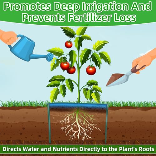 24 Pieces Planting Grow Rings, Interlocking Garden Ring Plant Rings for Outdoor Plants, Diameter Range 8.2-15.7 Inches, Green Adjustable Planting Ring for Garden Edging and Soil Moisture Retention