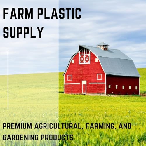 Farm Plastic Supply - 40 Mil Black Pond Liner - Pond Liner, Water Containment Liner, Containment Liner, 40 Mil Fish Pond LLDPE Linern Pond Liner for Outdoor Ponds, Liner (50' x 75') - size: 50' x 75'