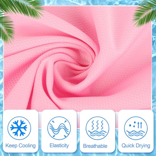 Shellwei 50 Pcs 40 x 12 Cooling Towel Bulk for Neck and Face - color: Multicolor